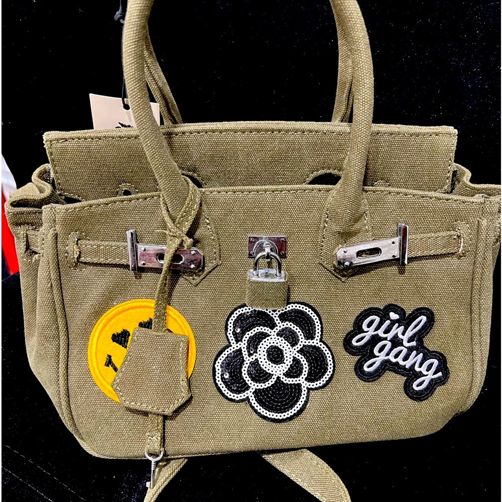 Fashion style canvas mini tote